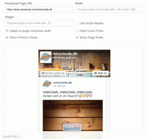 optimere din Facebook-side