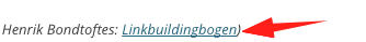 linkbuilding sponsorerede indlæg blogger