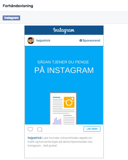 Instagram Annoncer Facebook Power Editor
