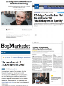 Lix.tech Unge iværksættere camilla lastein